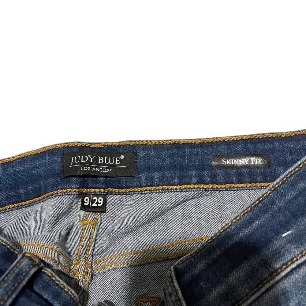 Judy Blue Jeans Womens 29 Distressed Destroyed jbb2166dk Stretch - Picture 5 of 8